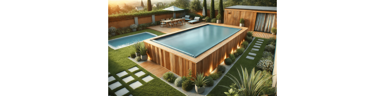 Piscines bois rectangulaires